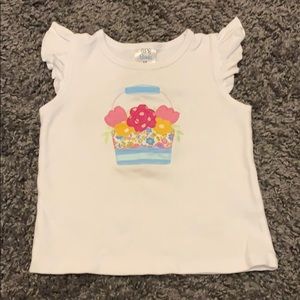 M2M Short Sleeve Flutter Top